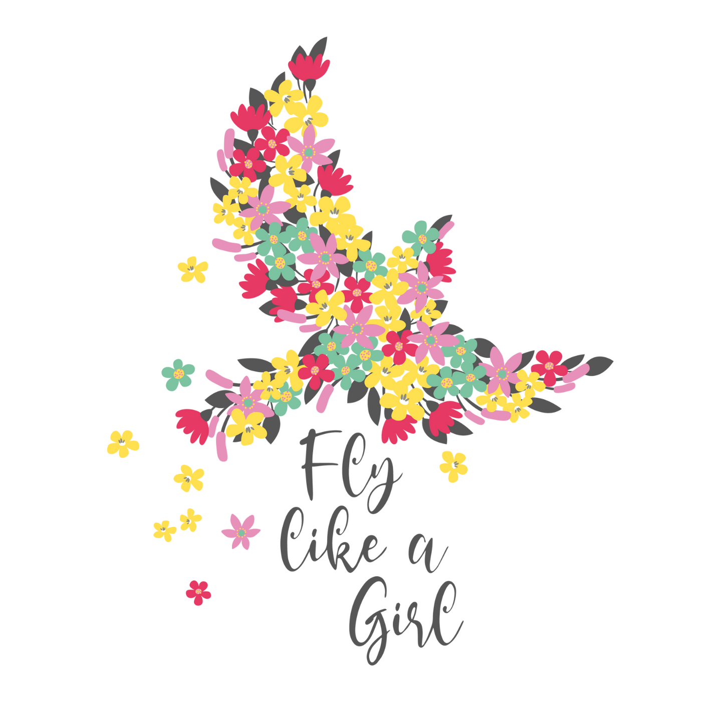 Kids Short sleeve T-Shirt - Fly Like A Girl