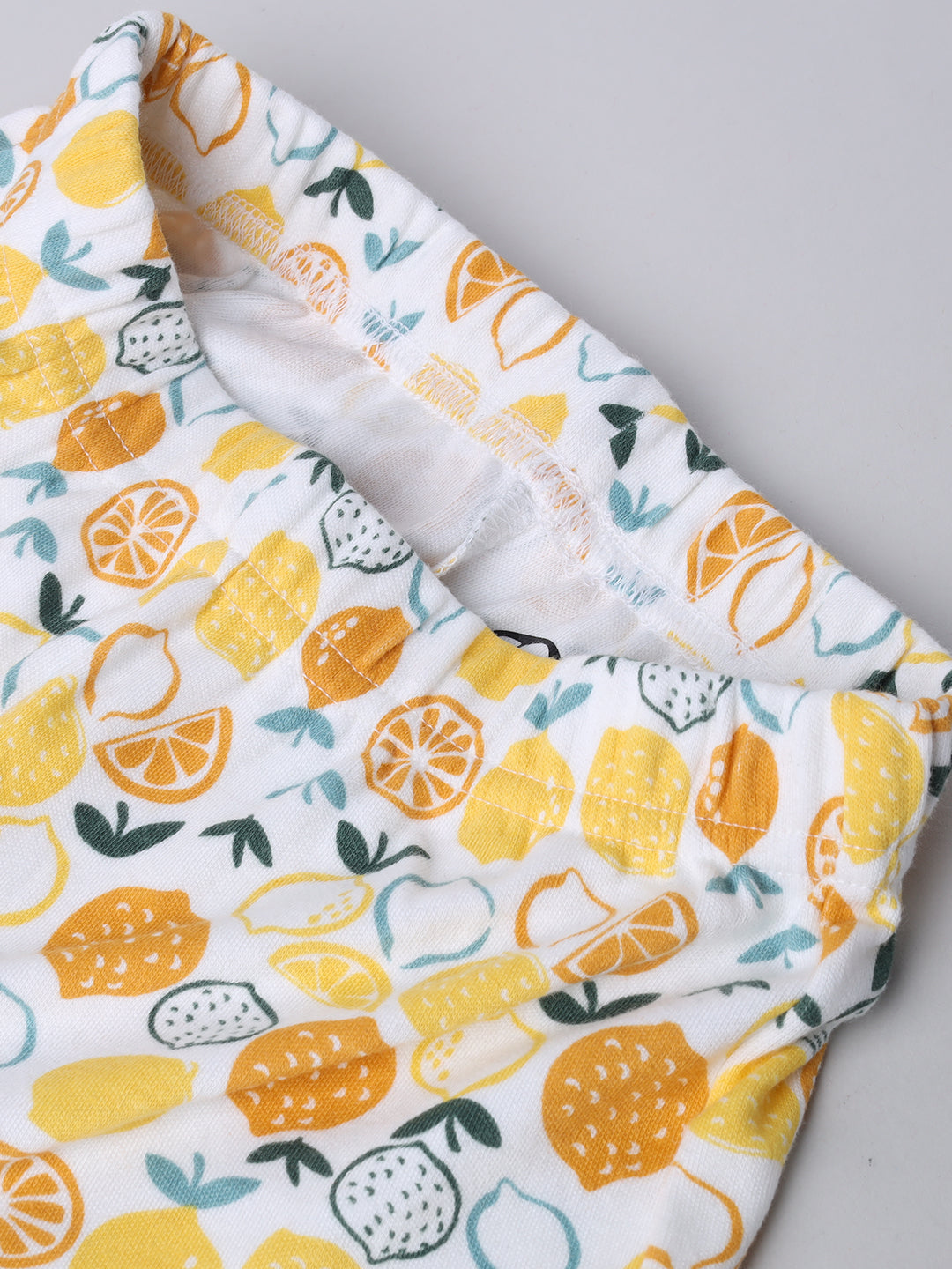 Lemon Printed T-shirts and Short Set for Boys and Girls