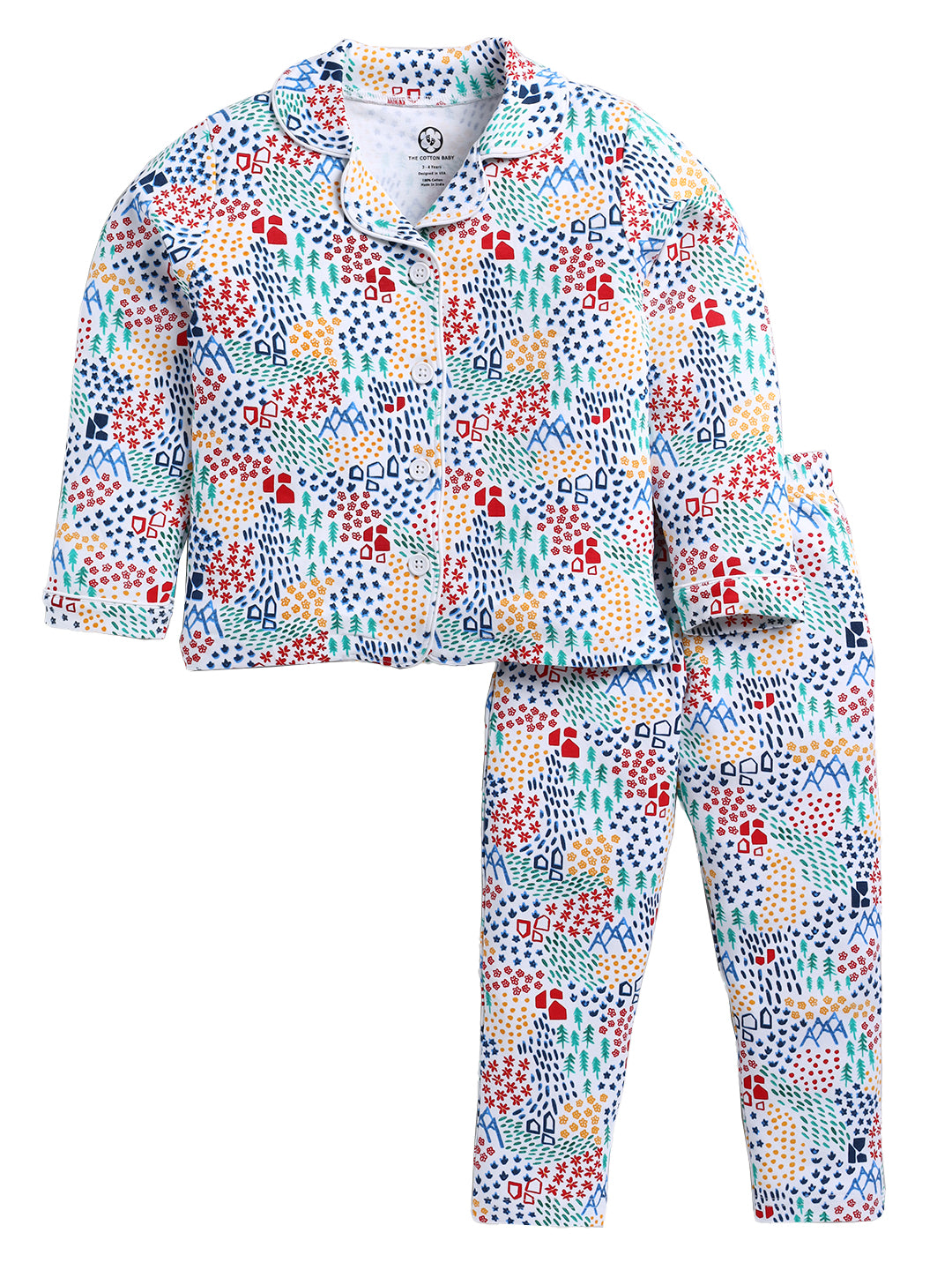 Comfortable Cotton Night Suite for Boys and Girls