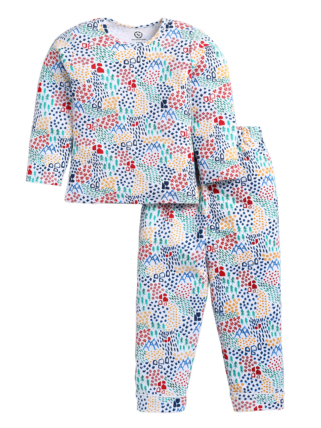 Pure Cotton T-shirts and Pajama Set for Girls and Boys