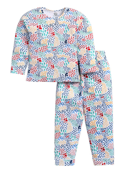 Pure Cotton T-shirts and Pajama Set for Girls and Boys