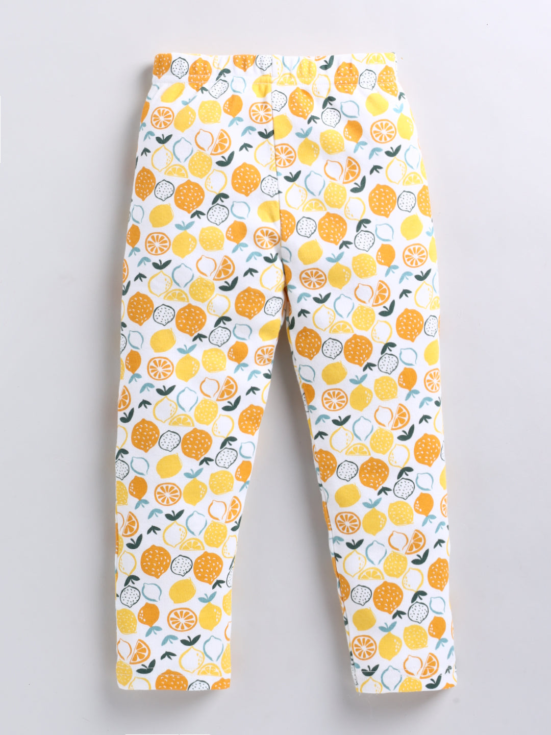 Cute Lemon Printed T-shirt and Pajama set - For Girls and Boys