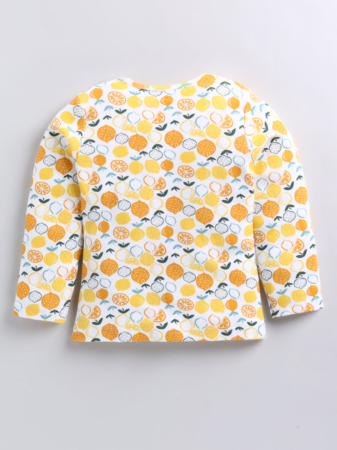 Cute Lemon Printed T-shirt and Pajama set - For Girls and Boys