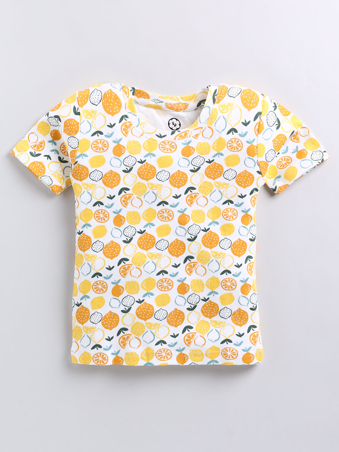 Lemon Printed T-shirts and Short Set for Boys and Girls