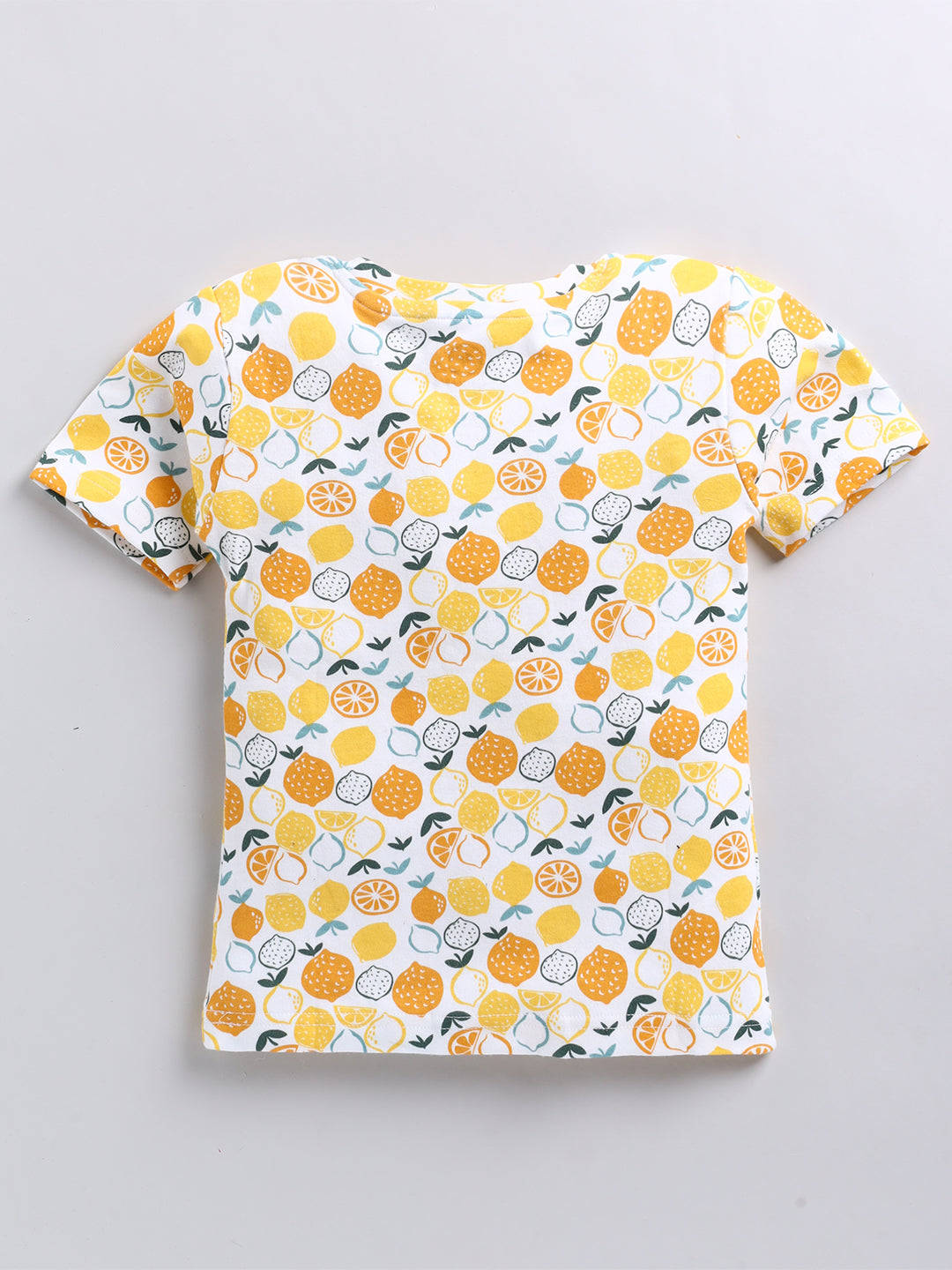 Lemon Printed T-shirts and Short Set for Boys and Girls