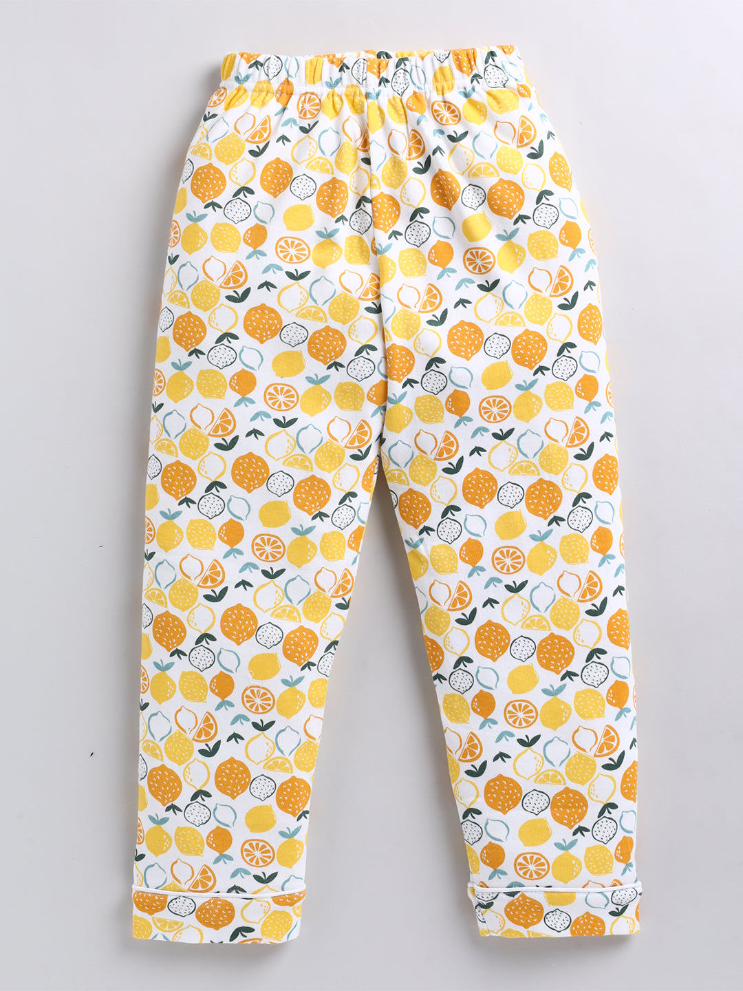 Stylish Lemon Print Night Suite - For Girls and Boys