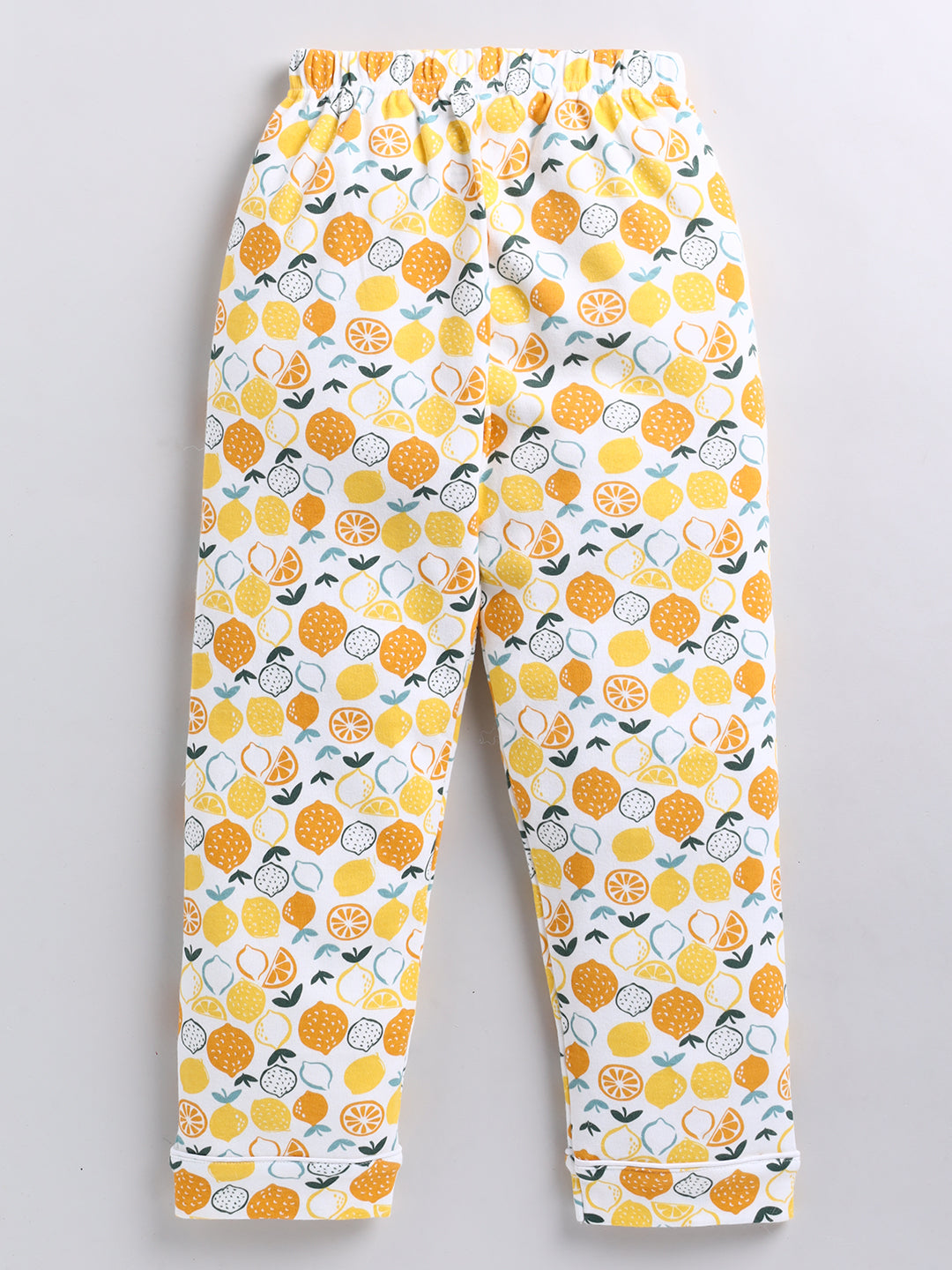 Stylish Lemon Print Night Suite - For Girls and Boys