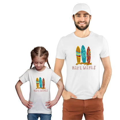 Twin with your Kid- Make Waves matching Tshirts