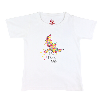 Kids Short sleeve T-Shirt - Fly Like A Girl