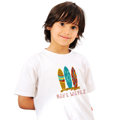 Kids Short sleeve T-Shirt - Make Wave