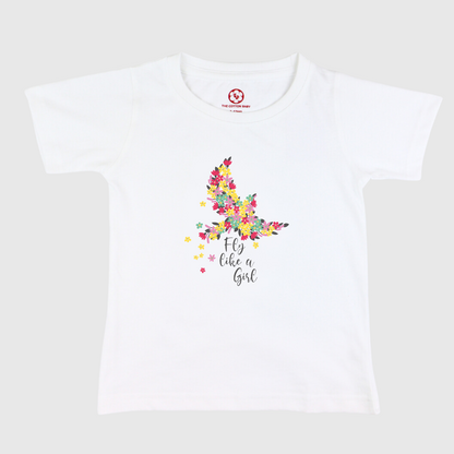 Kids Short sleeve T-Shirt - Fly Like A Girl