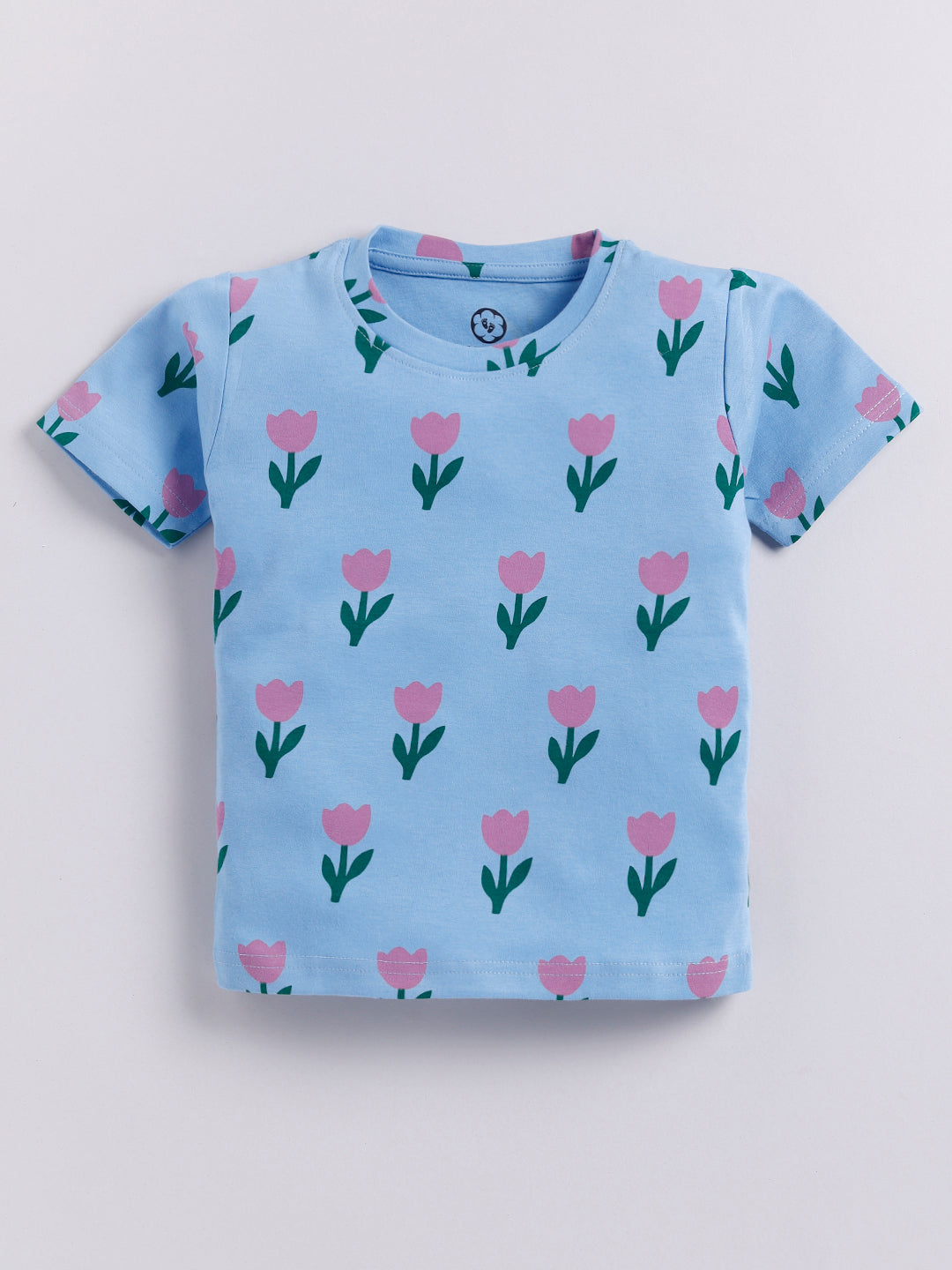 Tulip Print T-Shirt and Shots Set