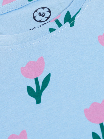 Tulip Print T-Shirt and Shots Set